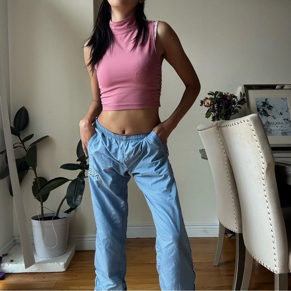 Aeropostale Baby Blue Y2K Track Pants - Picture 5 of 5